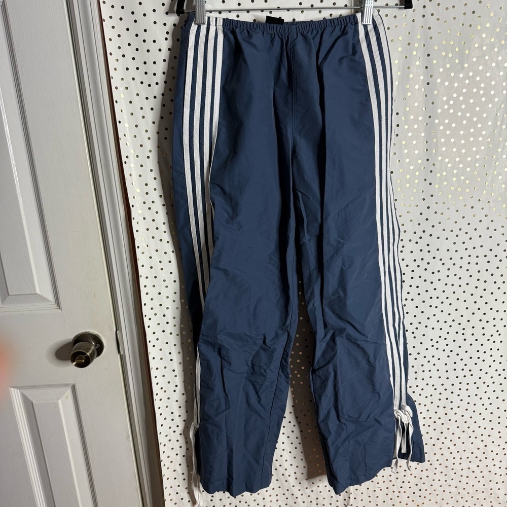 Pacsun Navy Wide Leg Track Pants